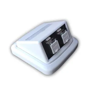 Dvostruka utičnica ABB TANGO 2xRJ45 cat6A STP bijela