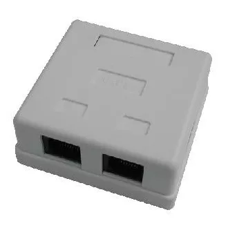 DATACOM Dupla utičnica iznad gipsa-2xRJ45, Cat5e UTP DATACOM Dupla utičnica iznad gipsa-2xRJ45, Cat5e UTP