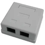 DATACOM Dupla utičnica iznad gipsa-2xRJ45, Cat5e UTP