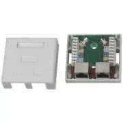 DATACOM STP dupla utičnica iznad žbuke Cat5e 2 x RJ45