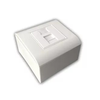 Podatkovna utičnica modula UTP CAT5E 1xRJ45 na i ispod žbuke