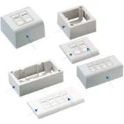 DATACOM STP 2xRJ45 utičnica Cat5e (ispod i iznad žbuke)