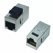 DATACOM Spojna ploča STP 2 x RJ45 (8p8c) Cat6, ravna, plastična