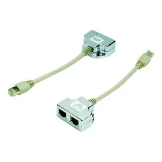 DATACOM "Y" adapter STP CAT5E PC / PC+TEL DATACOM "Y" adapter STP CAT5E PC / PC+TEL