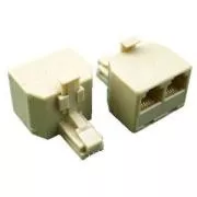 DATACOM razdjelnik RJ11 6p4c Cat3 (2xženski,1xmuški)