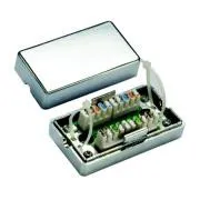 DATACOM Connection BOX STP Cat5e (2* urezana polja) Srebrna