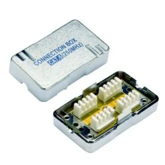 DATACOM Connection BOX STP CAT6 (2* urezana polja) Srebrna DATACOM Connection BOX STP CAT6 (2* urezana polja) Srebrna