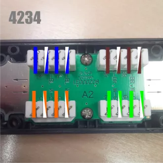 DATACOM Notch konektor UTP CAT6 LSA BK