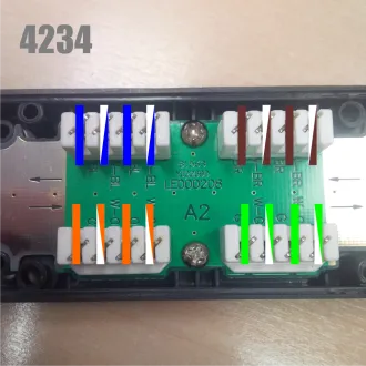 DATACOM Notch konektor UTP CAT6 LSA BK DATACOM Notch konektor UTP CAT6 LSA BK