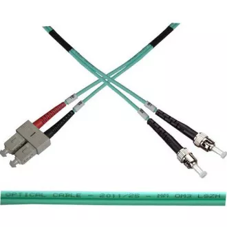 Optički patch kabel duplex SC-ST 50/125 MM 1m OM3 Optički patch kabel duplex SC-ST 50/125 MM 1m OM3