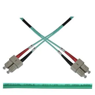 Optički patch kabel duplex SC-SC 50/125 MM 1m OM3 Optički patch kabel duplex SC-SC 50/125 MM 1m OM3