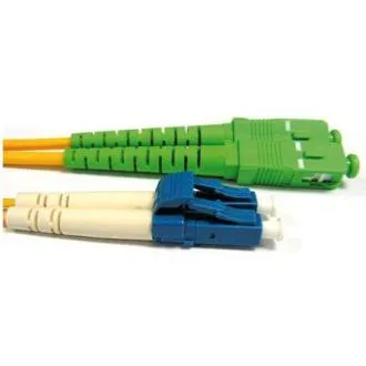 Prespojni kabel optički dupleks LC-SC/APC 9/125um SM, 2m, OS2
