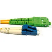 Prespojni kabel optički dupleks LC-SC/APC 9/125um SM, 2m, OS2