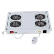 Ventil.j. gornji (donji) 4x ventilator 220V/92W sivi
