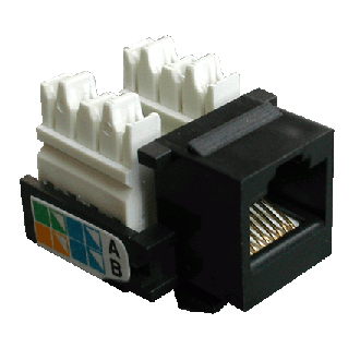 DATACOM Keystone cat5E crni UTP