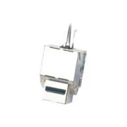 DATACOM Keystone cat5E srebrni STP dual-mini
