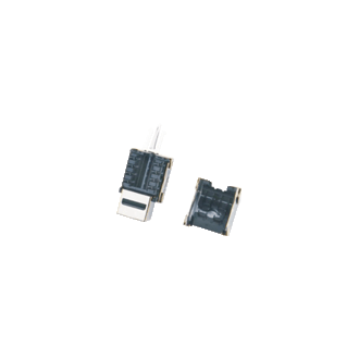 DATACOM Keystone CAT6 STP srebrni dual-mini