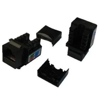 DATACOM Keystone UTP Cat5e MINI crna sa samozarezima DATACOM Keystone UTP Cat5e MINI crna sa samozarezima