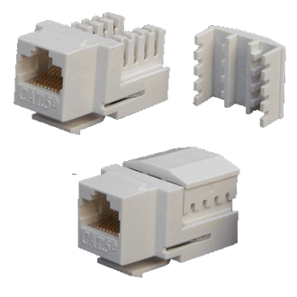 DATACOM Keystone UTP RJ45 Cat5E Dual MINI bijela