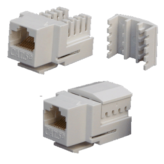 DATACOM Keystone UTP RJ45 Cat5E Dual MINI bijela DATACOM Keystone UTP RJ45 Cat5E Dual MINI bijela