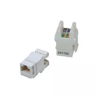 DATACOM UTP Keystone Cat6 bijeli dvostruki tanki stražnji urez
