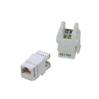 DATACOM UTP Keystone Cat6 bijeli dvostruki tanki stražnji urez DATACOM UTP Keystone Cat6 bijeli dvostruki tanki stražnji urez
