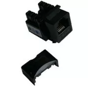 DATACOM Keystone UTP RJ12 Cat3 (DUAL) crna