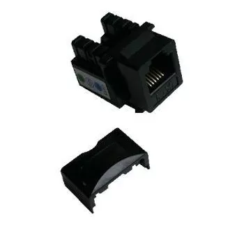 DATACOM Keystone UTP RJ12 Cat3 (DUAL) crna
