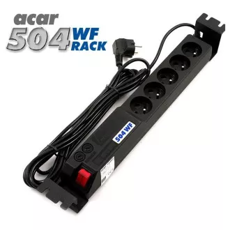 19" utičnica za napajanje. Acar 504WF 5x220V-3m crna + zaštita prekidača 19" utičnica za napajanje. Acar 504WF 5x220V-3m crna + zaštita prekidača