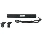 19" napojna ploča ACAR S8/3m 8x220V crna + zaštitni prekidač 10A