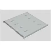 19' polica A4 perforirana 1U/750mm, maks. 80kg crna