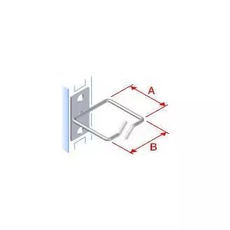 Kuka za pričvršćivanje 40x40 D1 metalna lijeva fiksacija, prednja vrata Kuka za pričvršćivanje 40x40 D1 metalna lijeva fiksacija, prednja vrata
