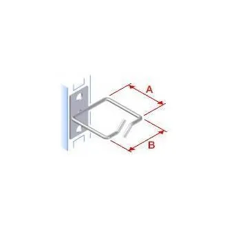 Kuka za pričvršćivanje 40x40 D1 metalna lijeva fiksacija, prednja vrata Kuka za pričvršćivanje 40x40 D1 metalna lijeva fiksacija, prednja vrata