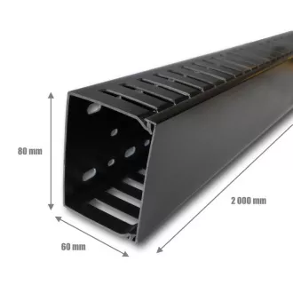 VODILAC KABLOVA 2U 60x80 (2M) CRNI VODILAC KABLOVA 2U 60x80 (2M) CRNI