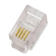 DATACOM Konektor RJ10 UTP kabel 4p4c pak.10 kom
