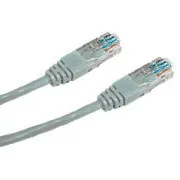 DATACOM Ukriženi UTP patch kabel 0,5 m Cat5e sivi