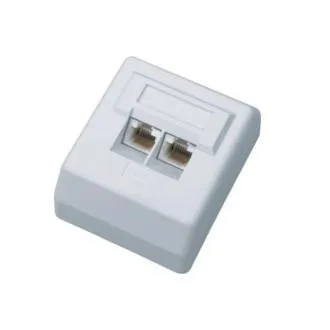 DATACOM UTP dupla utičnica preko gipsa Cat6 FA-1004 DATACOM UTP dupla utičnica preko gipsa Cat6 FA-1004