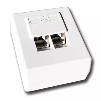 DATACOM STP dupla utičnica preko gipsa Cat6 FA-1004 DATACOM STP dupla utičnica preko gipsa Cat6 FA-1004