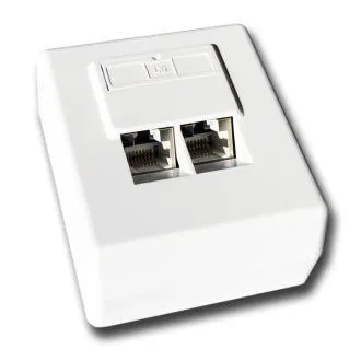 DATACOM STP dupla utičnica preko gipsa Cat6 FA-1004 DATACOM STP dupla utičnica preko gipsa Cat6 FA-1004