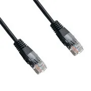 DATACOM Patch kabel UTP CAT5E 1.5m crni