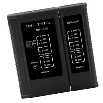 W-Star tester UTP WS468BK, RJ45, RJ11, STP, Cat5e, Cat7, sve crno W-Star tester UTP WS468BK, RJ45, RJ11, STP, Cat5e, Cat7, sve crno