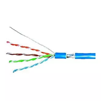 Kabel F/UTP Cat.5e 4x2xAWG24, plavi omotač LS0H, kutija 305m Kabel F/UTP Cat.5e 4x2xAWG24, plavi omotač LS0H, kutija 305m