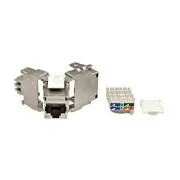 Keystone modul RJ45 oklopljen, 10 Gb, klasa Ea, 4PPoE