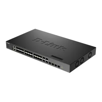 D-Link DXS-3410-32SY/E 10G sloj 3 stackable upravljani preklopnik, 28x 10G SFP+, 4x 25G SFP28