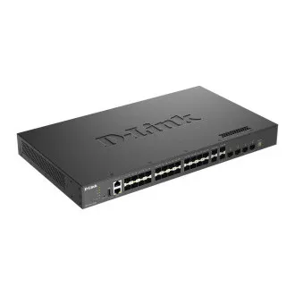 D-Link DXS-3410-32SY/E 10G sloj 3 stackable upravljani preklopnik, 28x 10G SFP+, 4x 25G SFP28