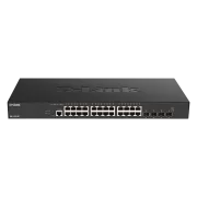 D-Link DXS-1210-28T 24 x 10G Base-T porta + 4 x 10G/25G SFP28 porta Pametni upravljani preklopnik