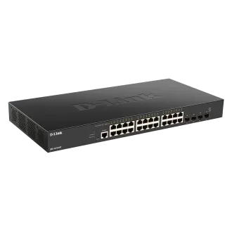D-Link DXS-1210-28T 24 x 10G Base-T porta + 4 x 10G/25G SFP28 porta Pametni upravljani preklopnik