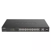 D-Link DGS-1100-26MPV2/E26-Port PoE+ Gigabit Smart Man. Prekidač, 370W