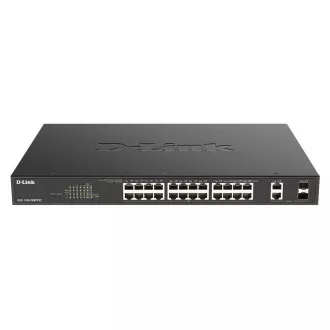 D-Link DGS-1100-26MPV2/E26-Port PoE+ Gigabit Smart Man. Prekidač, 370W