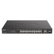 D-Link DGS-1100-26MPV2/E26-Port PoE+ Gigabit Smart Man. Prekidač, 370W